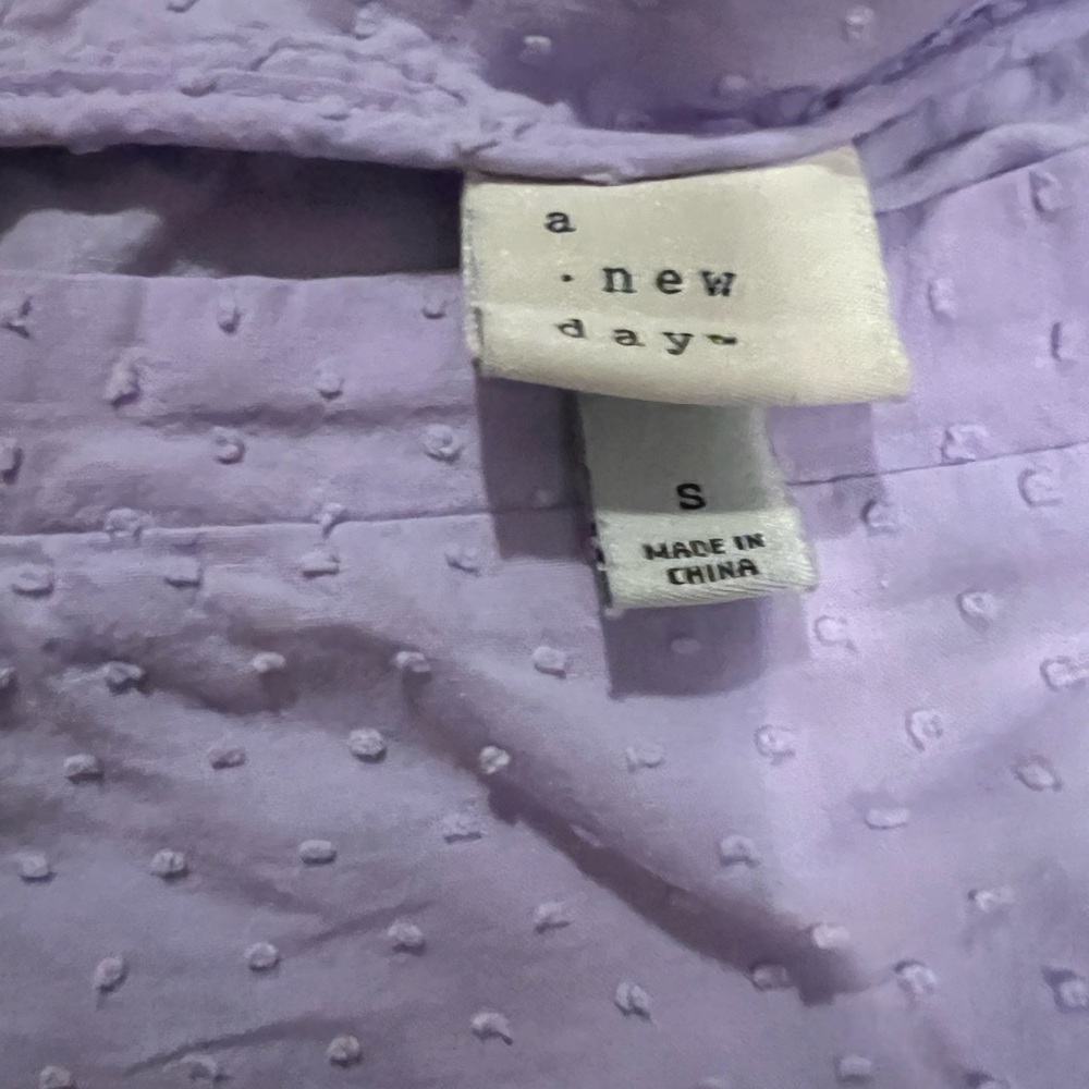 A New Day Light Purple Textured Dress